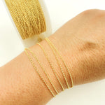 Load image into Gallery viewer, Solid Yellow Gold Rolo Link Chain