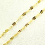Load image into Gallery viewer, 14k Solid Yellow Gold Diamond Cut Marina Chain
