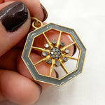 Load image into Gallery viewer, Silver Enamel Pendant