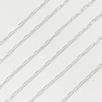 Load image into Gallery viewer, Sterling Silver Paperclip Chain