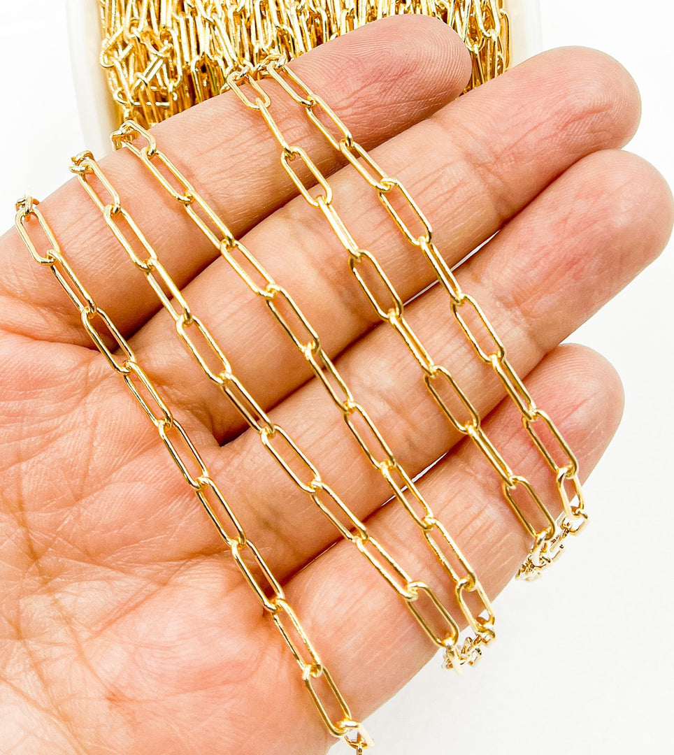 14K Gold Filled Paperclip Chain. 2903GF