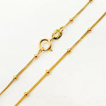 Load image into Gallery viewer, 14K Solid Gold Satellite Chain