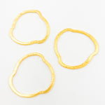 Load image into Gallery viewer, Buy Gold-plated Sterling Silver Brushed Uneven Connector