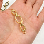 Load image into Gallery viewer, DC971. Diamond Sterling Silver Oval Link Connector