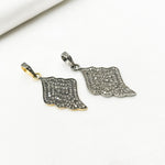 Load image into Gallery viewer, DP090. Diamond Sterling Silver Leaf Pendant