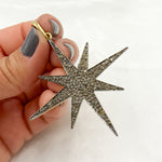 Load image into Gallery viewer, DC394. Diamond & Sterling Silver Star Pendant