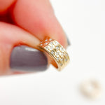 Load image into Gallery viewer, Buy 14K Solid Gold Diamond Huggies Earrings