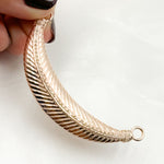 Load image into Gallery viewer, Sterling Silver Leaf Connector Pendant