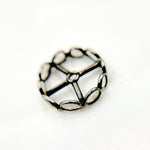 Load image into Gallery viewer, Diamond Sterling Silver Round Spacer Bead