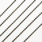 Load image into Gallery viewer, Shop Now Black Rhodium Sterling Silver Diamond Cut Ball Chain