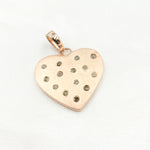 Load image into Gallery viewer, DP589. Diamond Sterling Silver Heart Pendant