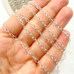 Load image into Gallery viewer, Sterling Silver Smooth Oval Link Chains