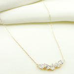 Load image into Gallery viewer, NFL70358. 14K Solid Gold Diamond Necklace