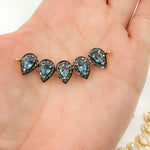 Load image into Gallery viewer, DP094. Diamond Sterling Silver Fancy Pendant with Gemstone