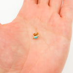 Load image into Gallery viewer, Solid Gold Diamond and Gemstone Stud Earrings