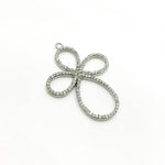 Load image into Gallery viewer, DC315. Diamond Sterling Silver Cross Pendant