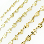Load image into Gallery viewer, Gold Plated 925 Sterling Silver Diamond Cut Heart Chain