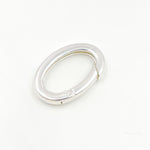 Load image into Gallery viewer, 28MM White Sterling Silver Oval Clasp
