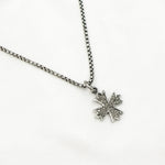 Load image into Gallery viewer, DC304. Diamond Sterling Silver Cross Charm