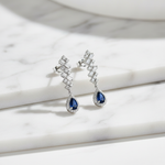 Load image into Gallery viewer, ER414895. 14k Solid Gold Diamond and Gemstone Fancy Dangle Earrings