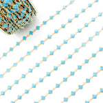Load image into Gallery viewer, V315ENGF. 14K Gold Filled Enamel Clover Link Chains