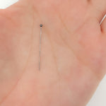 Load image into Gallery viewer, Gauge Black Rhodium Sterling Silver Ball 1 Inch Headpin