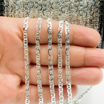 Load image into Gallery viewer, Y65SS. 925 Sterling Silver Marina Link Chain