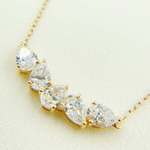 Load image into Gallery viewer, NFL70358. 14K Solid Gold Diamond Necklace