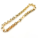 Load image into Gallery viewer, Buy 14K Solid Gold Hollow Box Link Bracelet