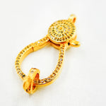 Load image into Gallery viewer, DC640. Diamond & Sterling Silver Pear Shape Trigger Clasp