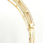 Load image into Gallery viewer, KG96. 14K Solid Gold Diamonds Bangle