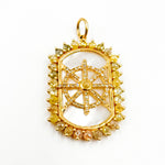 Load image into Gallery viewer, Shop Now 14K Gold Ship Helm Pendant