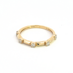 Load image into Gallery viewer, 14k Solid Yellow Gold Diamond Ring.