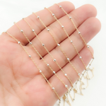 Load image into Gallery viewer, 1186GF. 14k Gold Filled with 925 Sterling Silver Beads Satellite Chain