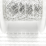 Load image into Gallery viewer, Sterling Silver Hammered Diamond Shape Link Chain