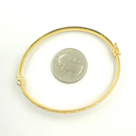 Load image into Gallery viewer, Bangle14. 14K Solid Gold Matte Textured Bangle
