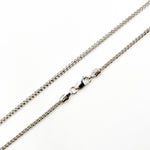 Load image into Gallery viewer, 050FRDTL426WG. 14K White Solid Gold Franco Link Chain