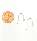 Load image into Gallery viewer, 14K Gold Filled French Ear Wire .030&quot; (0.76mm). 4006407
