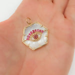 Load image into Gallery viewer, Buy Now Gold Evil Eye Pendant
