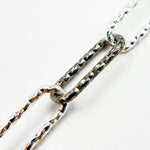 Load image into Gallery viewer, 925 Sterling Silver Paperclip Diamond Cut Chain.