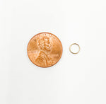 Load image into Gallery viewer, 14k Gold Filled Close Jump Ring 22 Gauge 4mm. 4004445C
