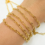 Load image into Gallery viewer, Gold Plated 925 Sterling Silver Smooth Marina Link Chain