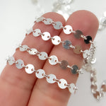 Load image into Gallery viewer, 957SS. Sterling Silver Disc Chain
