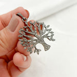Load image into Gallery viewer, DP05. Diamond Sterling Silver Tree Pendant