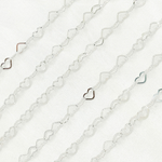 Load image into Gallery viewer, Sterling Silver Flat Heart Link