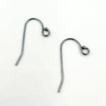 Load image into Gallery viewer, Buy Oxidized Sterling Silver Ball End Ear Wire