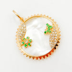 Load image into Gallery viewer, Buy Gold Round Butterfly and Flower Pendants