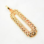Load image into Gallery viewer, DP2007. Diamond Sterling Silver Oval Pendant