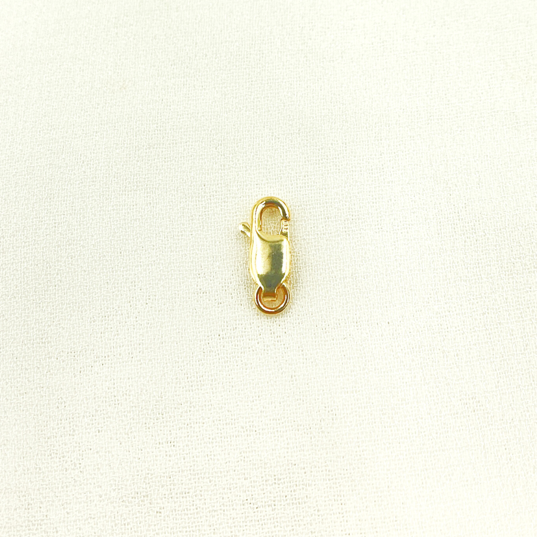 0014LC1WR14KY. 14K Solid Gold Lobster Clasp 10mm