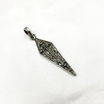 Load image into Gallery viewer, DP301. Diamond Sterling Silver Cross Pendant